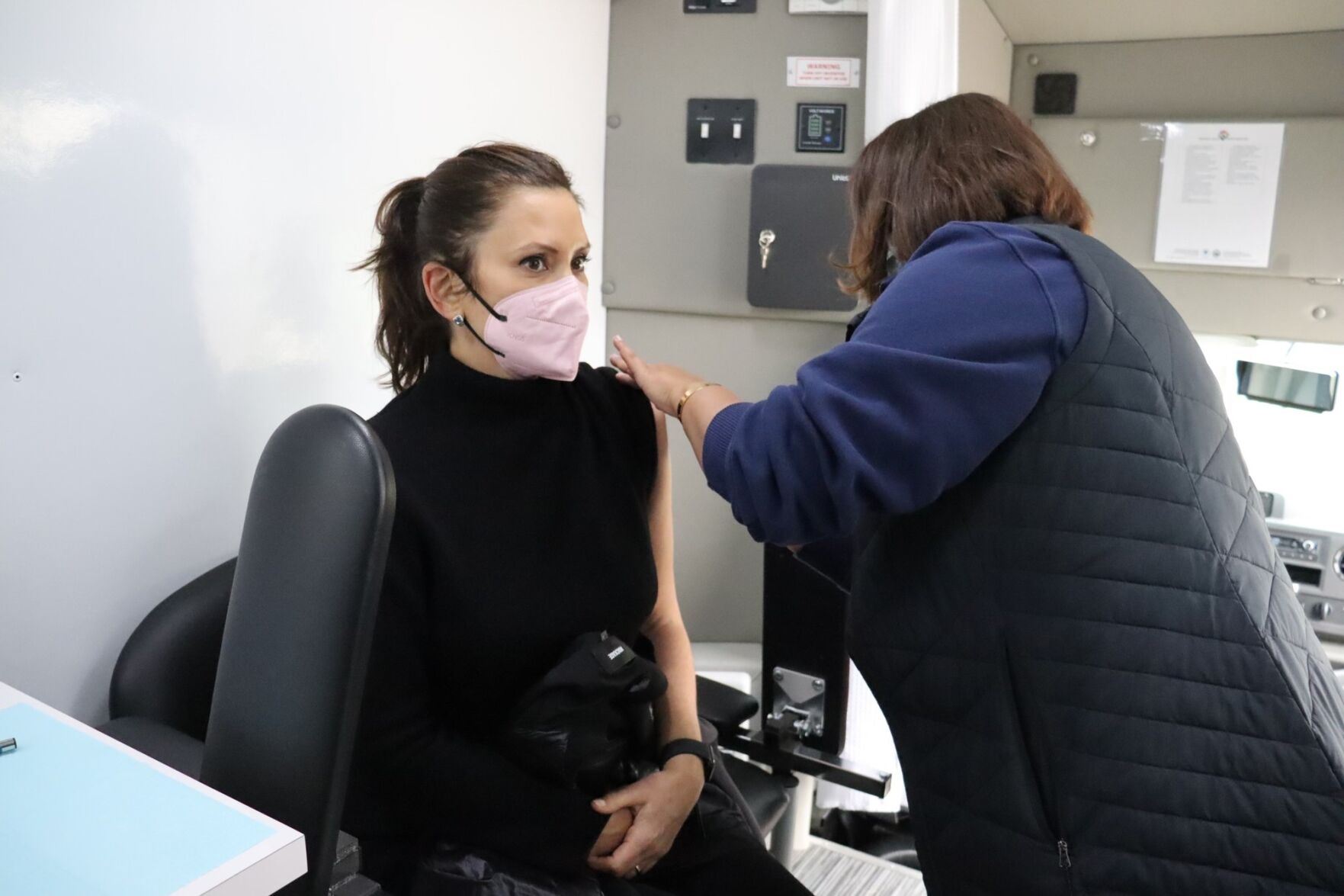 Gov. Whitmer Receives COVID-19 Vaccine Booster on Friday